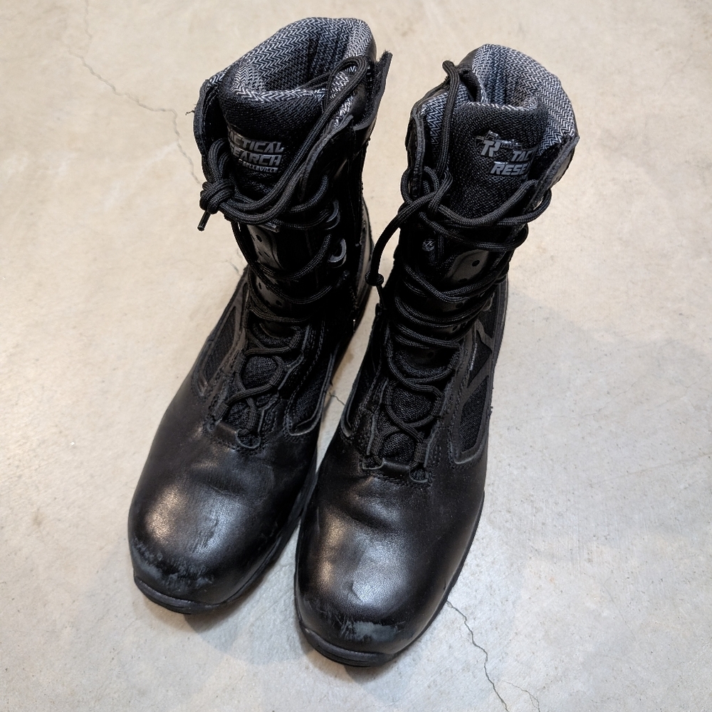 Tactical Research Boots Black Waterproof Men's 12R Belleville TR998ZWPCT Chrome
